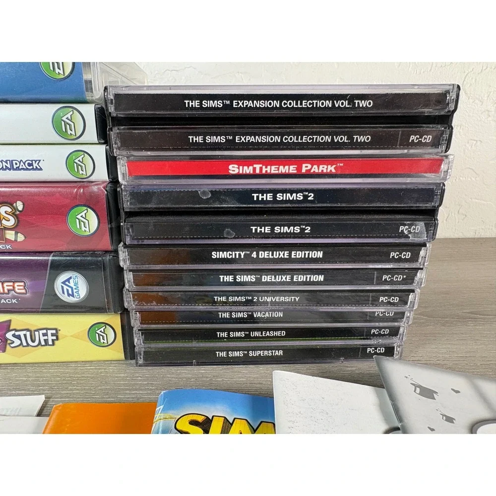 The Sims‎ 2 PC Game Expansion Packs and Bundles Lot with Manuals